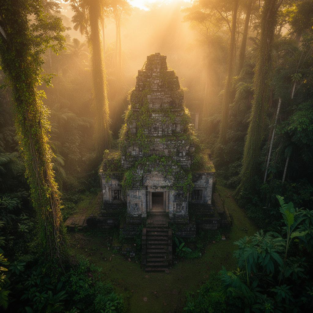 Ancient Temple Discovery — Epic Drone Shot cinematic preview